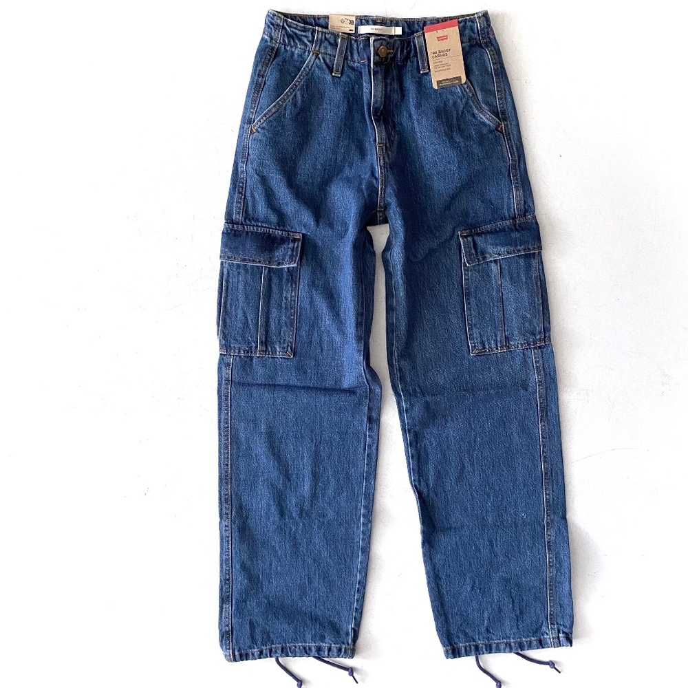 Levi's Women's Blue Cargo Jeans